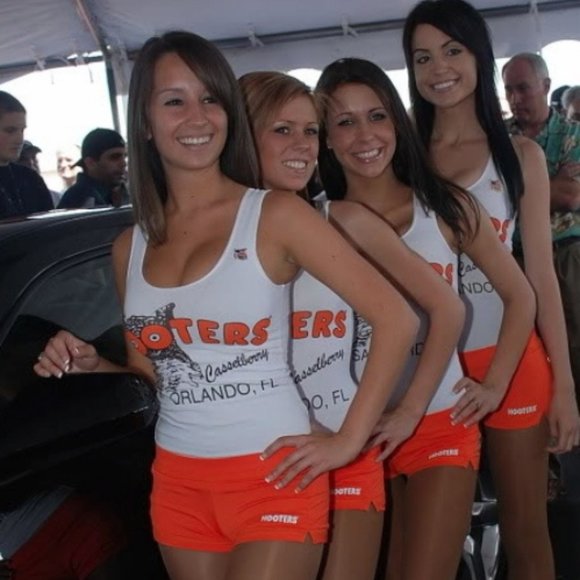 New Hooters Girl Uniform Bundle Tank Shorts Pouch Sizes Xxxs Xxs Xs Sm Med Large - Picture 13 of 16